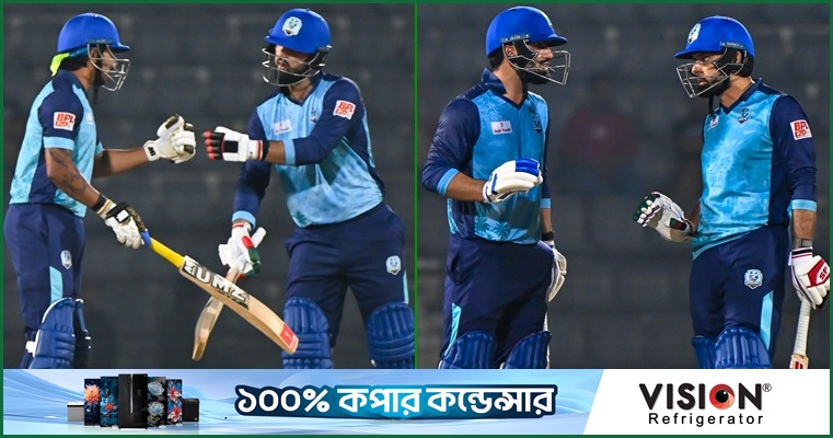 সৌম্য-নবীর সাথে ইসাখিলের দুর্দান্ত জুটি, নোয়াখালীর বড় পুঁজি